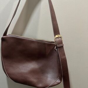 Anthropologie Rich Brown Shoulder Bag